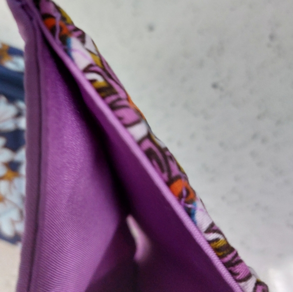 Vera Bradley Two Essential Small Wallets PawPaw Flower & Scavela Fan NWT - Picture 4 of 8